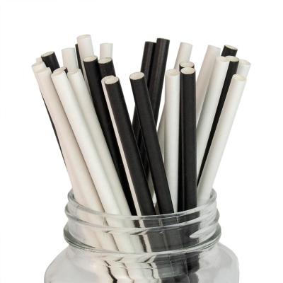 China Stocked Drinking Straws Bundle Straws Individually Wrapped Paper Free Sample OEM Bar Accessories Biodegradable White Straws Eco LA2018001 for sale