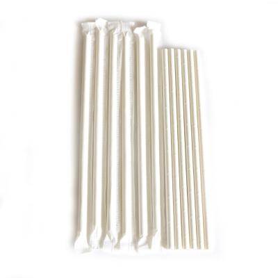 China 2021 Disposable Paper Straws Drinking Straws Individually Wrapped for sale