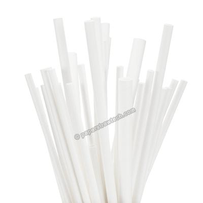 China RainbowBear Diameter White Paper Disposable Wide Straw Pajitas De Papel for sale