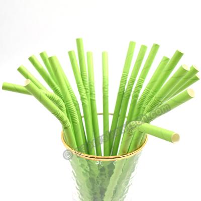 China RainbowBear U Disposable Eco-Friendly Biodegradable Bendable Paper Straw for sale