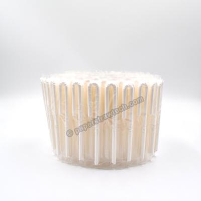 China Disposable Disposable Biodegradable Paper Drinking Straws Eco-Friendly Recycled Wedding Paper Straw Decorative Drinking Straws for sale