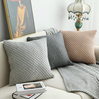 China Geometric Quilting Decorative Pillow Case 50x90cm Modern Folded Pillow Case Sofa Throw Pillow Cover Pillowcase 50x50cm Cotton Pillowcase for sale