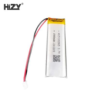 China Toys Wholesale 102065 Lithuim Polymer Battery 3.7V 1500mah 2500mah For Lntellogent Toy for sale