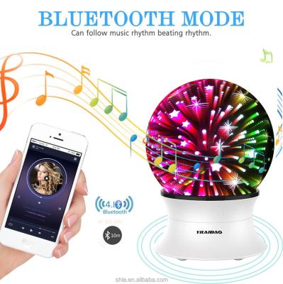 China Phone Function Hot Sale 3D Effect Camping Lights With Wireless Loudspeaker Music Sound BT Speaker For Mobile Phone for sale