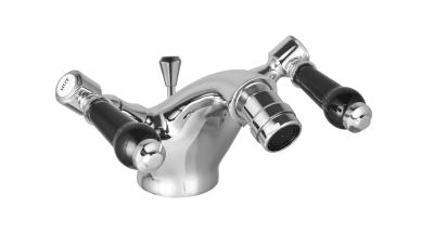 China Chrome Finish Bristan Bidet Taps Monobloc With Double Handle T8153 for sale