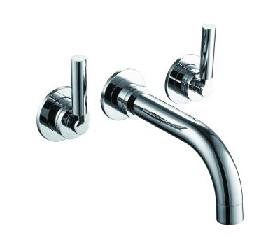 China Chrome Double Handle Traditional Concealed Shower for Bathroom T9097 for sale