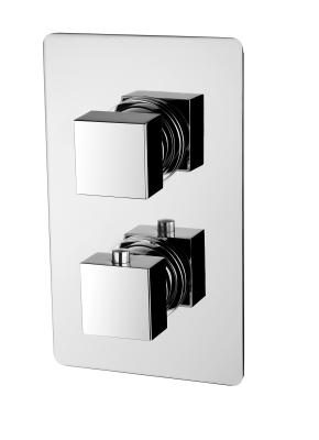 Chine Mélangeur de bain thermostatique standard avec finition chrome pour toilettes publiques T8563 à vendre