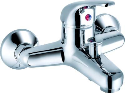 China Contemporary Style Wall Mounted Shower Mixer With Chrome T8021R zu verkaufen