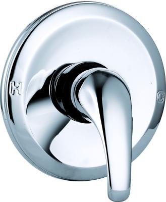 Cina Bathroom Concealed Shower Mixer with Chrome Finish Brass Material T8027C in vendita