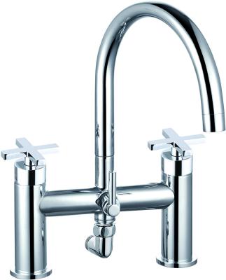 China Chrome Finish Bath Shower Mixer Faucet with Contemporary Style T8051B zu verkaufen