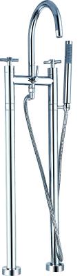 China Modern Floor Standing Bath Shower Mixer With Chrome Finish T80502 en venta