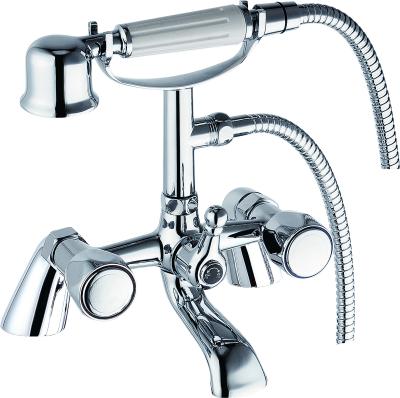 China Dual-Handle Chrome Bad Dusche Mischer mit modernem Stil T8060N zu verkaufen