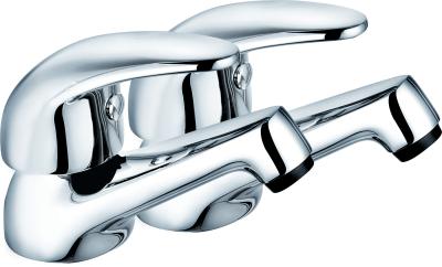 China Polished Chrome Bathroom Mixer Faucet Of Style And Function T8061B for sale