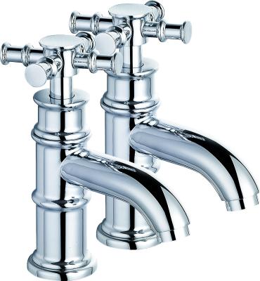 China Glanzende chrome badkamer mixer kraan met gepolijste messing armaturen T8345 Te koop