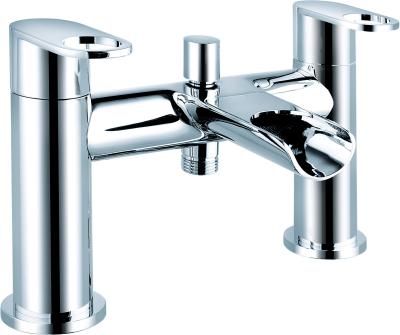 China Double Handle Brass Bath Shower Mixer Faucet For Bathroom T8411C for sale