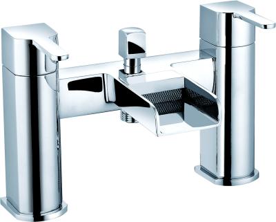 China Double Handle Bath Shower Mixer Faucet With 0.5-3.0 Bar Pressure T8421A for sale