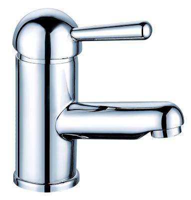 Chine Faucet de mélangeur de bassin de soupape en céramique contemporaine avec finition chromée T8463 à vendre