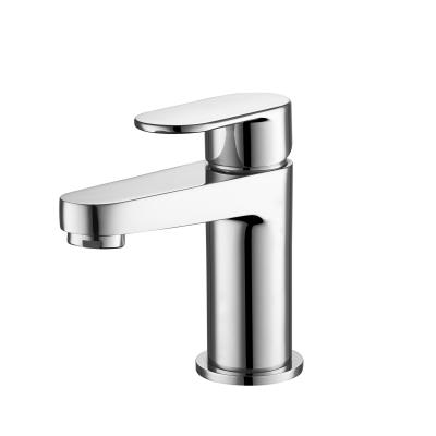 China Chrome Finish Basin Mixer Faucet With Water Pressure Range Of 0.5-3.0 Bar T8582W for sale