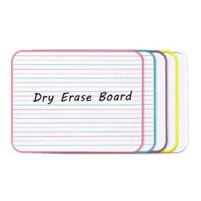 China Hot Sale School Walmart Double Sided Four Lines Three Grids Whiteboard For Kids Study With Customized Logo for sale