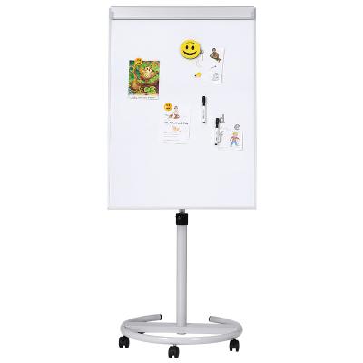 China Standard Size Movable Dry Erase Flip Chart White Board with 5008 Wheels for sale