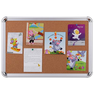 China Message Table Decoration Bulletin Board Cork Notice Board with Aluminum Frame for Hotel School Office Home for sale