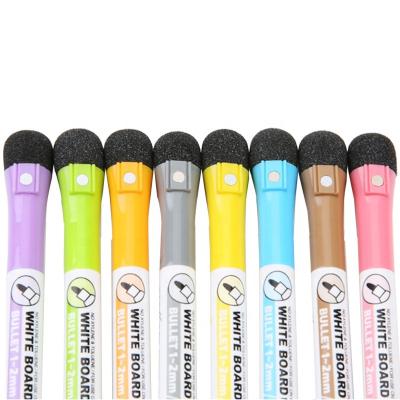 China Matching Bullet Tip Colors Whiteboard Marker Pen With Low Odor 14*2CM for sale