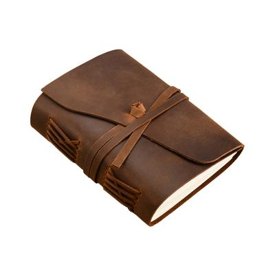 China Mini High Quality Leather Cover Writing Journal Travel Drawing Custom Notebook For Recording Life for sale