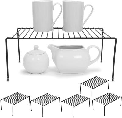 China 6 Pack Metal Buffet Shelf Storage Sustainable Steel Seasoning Rack for sale