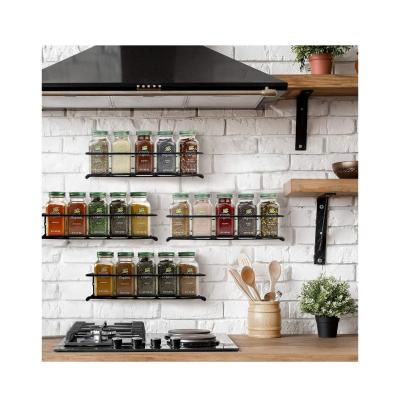 China Sustainable Space Saving Premium Spice Rack Organizer For Cabinets Wall Mounts for sale