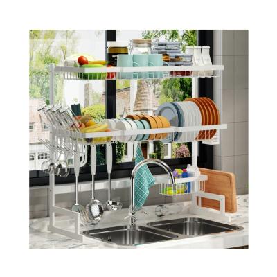 China Sustainable Adjustable Cutlery Racks Countertops Organization Dish Drying Rack for sale