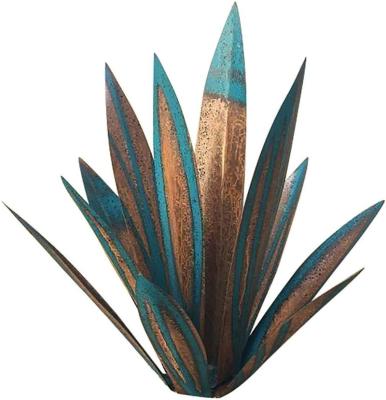 China Agave Garden Decoration Dragon Tongue Orchid Iron Art Creative Outdoor Decorative Ornaments Easily Assembled for sale