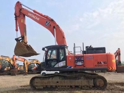 China Große Maschine ZX490 Gebraucht Hitachi Bagger 49T Crawler Digger ISURU Motor zu verkaufen