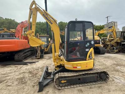 China Japan Original PC35 Komatsu Gebrauchtgeräte Gebraucht Mini Bagger Crawler zu verkaufen