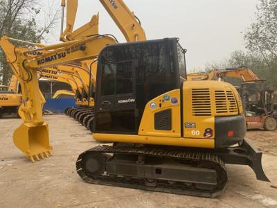 China 6 Ton Turbocharged Used Komatsu Excavator PC60 Hydraulic Crawler for sale