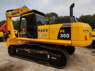 China Komatsu PC350 Zweithandene Erdbewegungsgeräte Gebrauchtkompakte Bagger zu verkaufen