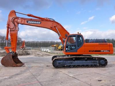 China 1750KW DX340LC Excavadora Doosan antigua de uso retroexcavadora para excavar en venta