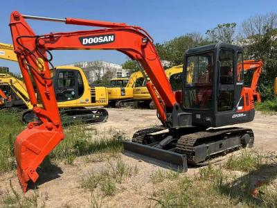 China DX55-9C original de Corea Excavadora de Doosan Usada Caminador Mini Excavadora de 5 toneladas en venta