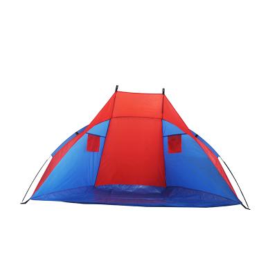 China Factory Wholesale Waterproof Folding Setup Tent Beach Shade Tent Diagonal Tying Type Easy Fishing for sale