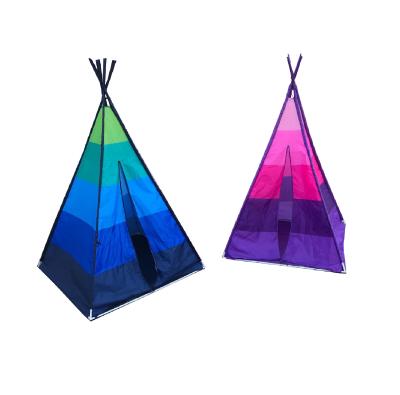 China Sports Toy Hot Selling Kids Girls Boys Tent Canvas Playhouse Toy Tent Teepee Tent India Bottom Tent for sale