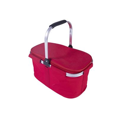 China Custom Outdoor Large Capacity Picnic Cooler Foldable Waterproof Bag Waterproof Cooler Basket for sale