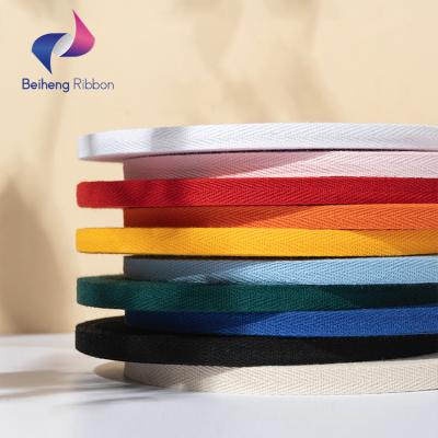 China Wholesale Viable Washable/Recycled/High Tenacity/Multi Color Ties Cotton Tape Taffeta Rolls Packing Strap for sale