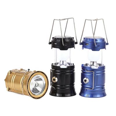 China Hot Sale 2021 Hot Sale Stretch Folding Solar Power LED Lantern Rechargeable Outdoor Camping Lights LED Solar Lantern For Camping for sale