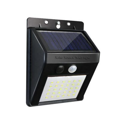 China 20 Solar Garden Outdoor Light Human Body Induction Light Control Led Waterproof Solar Wall Lamp for sale