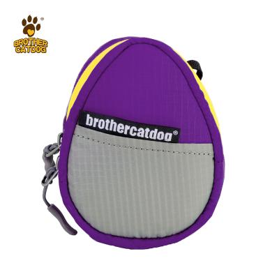 China Padded Stabilized Pet Feeds Colorful Pills Train Portable Dog Walking Running Raising Leash Dog Poop Bag Holder for sale