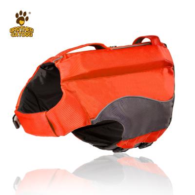 China Viable Dog Pet Life Vest Dog Accessory Life Vest With Main Tactical Float Coat Security Dog Life Vest for sale