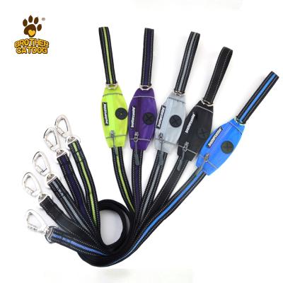 China New Design Amazon Dog Lead Custom Dog Leash Sustainable Hot Selling Thoughtful Dog Leash With Poop Bag Holder for sale