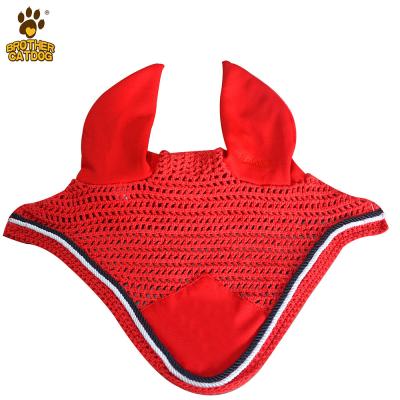 China horse fly veil hood perimeter ear hood horse 9849 for sale