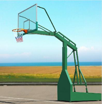 China Multi Colored Steel Basketball Hoop Basketball Post Outdoor Basketball Stand for sale