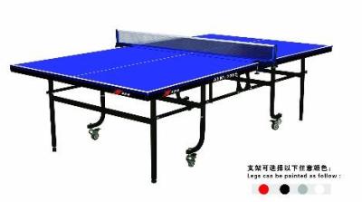 China Premium Quality Sport Equipment Double Folding Indoor MDF Table Tennis Table for sale