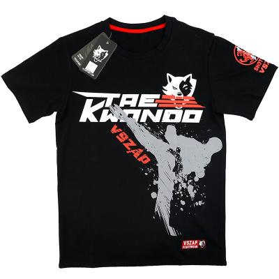 China Custom logo material Taekwondo Karate Judo T shirt Martials arts T shirt factory cheap price sale for sale